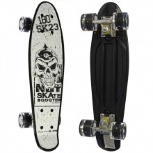 Детский скейтборд Пенни борд Profi Penny Board Mini Черный с рисунком Детский скейтборд Пенни борд Profi Penny Board Mini Черный с рисунком