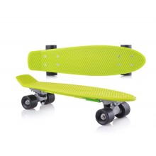 Детский скейтборд DOLONI TOYS Пенни Борд Penny Urban Салатовый с дополнительными ребрами жесткости