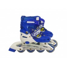 Детские роликовые коньки JINXING Roller Skates Голубые 31-34 шнуровка и бакля Детские роликовые коньки JINXING Roller Skates Голубые 31-34 шнуровка и бакля