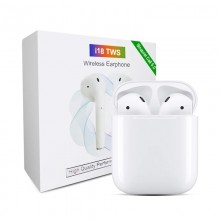 Беспроводные Bluetooth наушники HBQ i18 TWS 6D Stereo NEW Version 2019 белые 