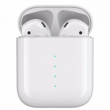 Беспроводные сенсорные Bluetooth наушники в кейсе с поддержкой Беспроводной зарядки XBQ i100 TWS 5.0 Белые
