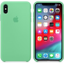 Чехол кейс силиконовый для смартфона Luxx Silicone Case Apple iPhone Xs Max накладка Mint Без бренда