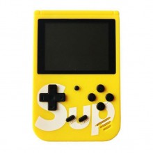 Игровая портативная приставка с джойстиком Retro Game Box Sup dendy 400в1 + джойстик 90s Edition Yellow 