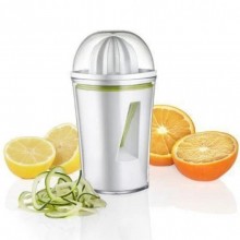 Соковыжималка и спиральная нарезка фруктов Spiral Slicer w-69 ломтерезка Серый